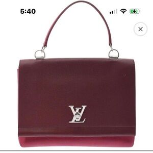 Louis Vuitton Lockme II Taurillon two tone leather purse